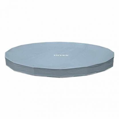 PISCINA GRAPHITE ROTONDA CM 478 H 124 INTEX 26384 CON POMPA MAGGIORATA 10.500 l/h + SABBIA DI QUARZO - immagine 7