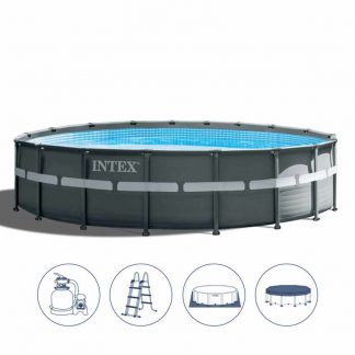 PISCINA ULTRA XTR FRAME ROTONDA CM 549 H 132 INTEX 26330