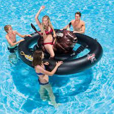 INFLATABULL CON STAMPA REALISTICA 239X196X81 CM