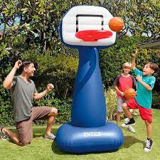 GIOCO BASKET GONFIABILE CM 104X97X208