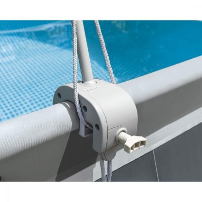 PARTICOLARE ATTACCO TENDA INTEX TUBOLARE PISCINA