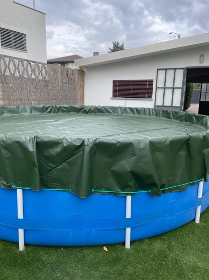 KIT INVERNALE CASTELFLORA PISCINA INTEX TONDA 457