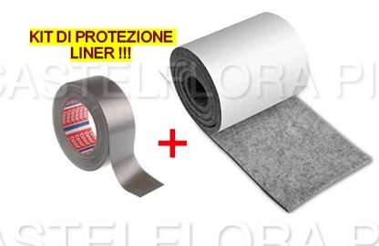 kit di PROTEZIONE DEL LINER per piscine in acciaio tipo GRE