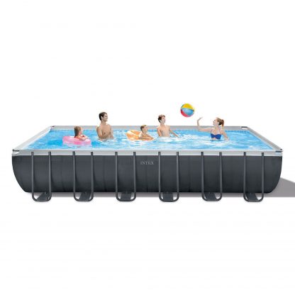 PISCINA ULTRA XTR FRAME RETTANGOLARE CM 732X366 H 132 INTEX  26364 CON FILTRO A SABBIA FLUIDRA 12.000 l/h (Personalizza il tuo kit) - immagine 3