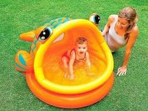 INTEX 57109 PISCINA BABY PESCE CM 124X109X71