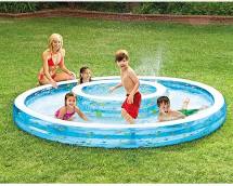 INTEX 57143 PISCINA DOPPIA PESCIOLINI CM 279X36