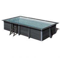 PISCINA IN COMPOSITO RETTANGOLARE 606 X 326 CM CON LUCE A LED INTEGRATA !!!