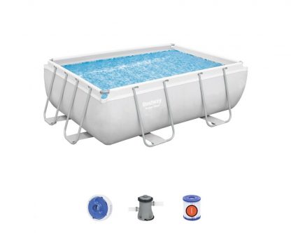 PISCINA RETTANGOLARE CM 282X196 H 84 BESTWAY 56629 - immagine 11