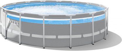 PISCINA PRISMA FRAME CLEARVIEW ROTONDA CM 488 H 122 INTEX 26730 - immagine 5