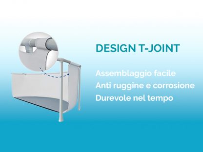 INTEX 26742 PISCINA PRISM FRAME GREYWOOD ROTONDA CM 457 H 122 - immagine 5