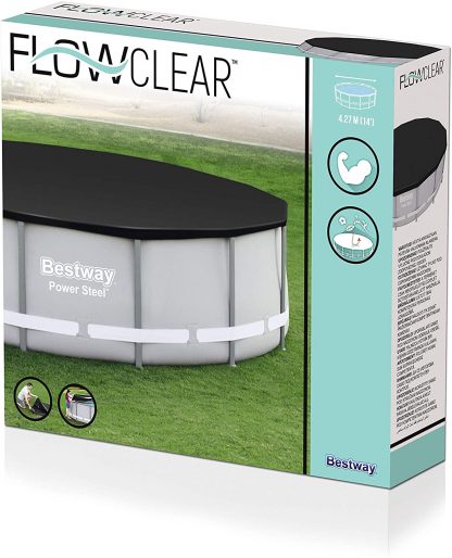 BESTWAY 58248 COPRIPISCINA ROTONDO DIAM. 4,27 M - immagine 3