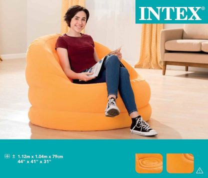 INTEX 68577 - POLTRONA LUMI COLORI ASSORTITI CM 112X104X79 - immagine 3