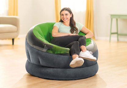 INTEX 68581 - POLTRONCINA EMPIRE CM 112X109X69 COLORE VERDE - immagine 3