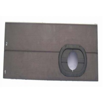 PANNELLO LATERALE CON BUCHI PISCINA GRAPHITE