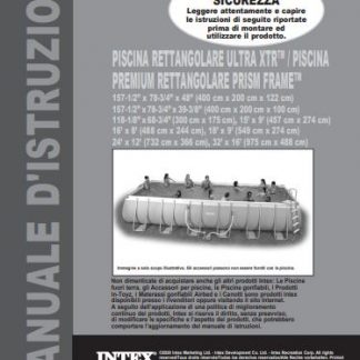 MANUALE PISCINA INTEX ULTRA FRAME 549X271 H 132 ANNO 2020-2021