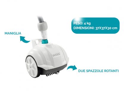 ROBOTTINO INTEX PULITORE 28007 EX AUTOCLEANER ZX50 - immagine 2