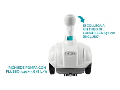 ROBOTTINO INTEX PULITORE 28007 EX AUTOCLEANER ZX50 - immagine 3