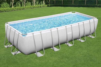 PISCINA POWER STEEL  RETTANGOLARE CM 640X274 H 132 BESTWAY 5612B - immagine 4
