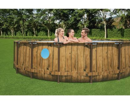 PISCINA POWER STEEL SWIM VISTA ROTONDA  CM 549 H 122 BESTWAY 56977 - immagine 4