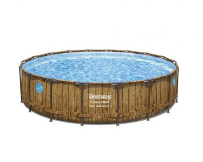 PISCINA POWER STEEL SWIM VISTA ROTONDA  CM 549 H 122 BESTWAY 56977