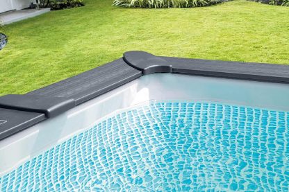 INTEX 26396 PISCINA GRAPHITE RETTANGOLARE CM 400X300 H 124 - immagine 6