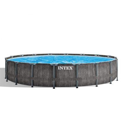 INTEX 26744 PISCINA PRISM GREYWOOD ROTONDA CM 549 H 122