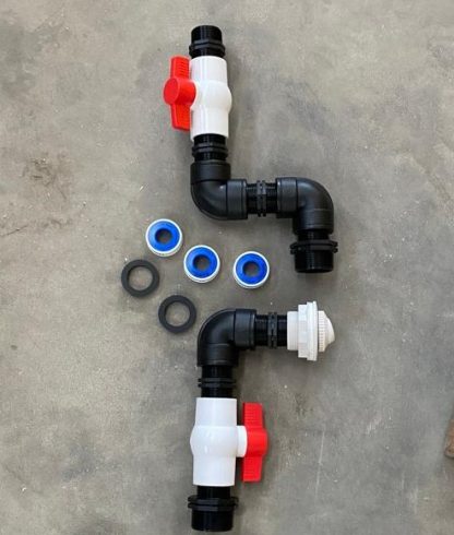 KIT VALVOLE PER PISCINE CON SKIMMER FISSO