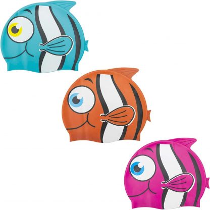 BESTWAY 26025 CUFFIA FANTASIA IN SILICONE, 3+ ANNI, 3 COLORI ASSORTITI