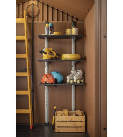 KIT SCAFFALATURA PER CASETTE DIM.ESTERNE CM. 70x30 (altezza variabile) - immagine 3