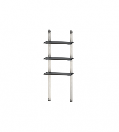 KIT SCAFFALATURA PER CASETTE DIM.ESTERNE CM. 70x30 (altezza variabile)
