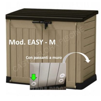 LOCALE TECNICO mod. "EASY M" (con passanti a muro)
